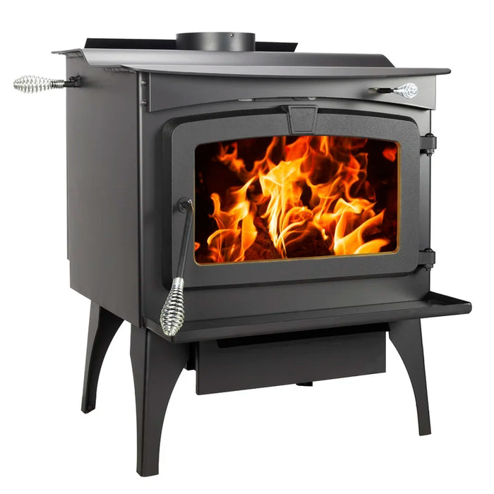 2,200 Sq. Ft. Wood Stove with Stainless Steel Ash Lip and Blower